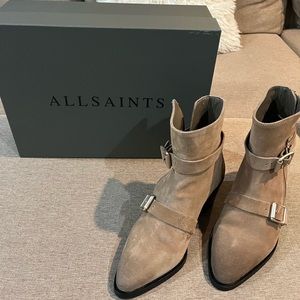 All saints boots leather. Sleek style